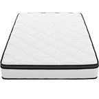 Matelas hybride à ressorts intérieurs Okak Modern 10/12 pouces avec soulagement de la pression pour un sommeil confortable, matelas de lit à fermeté moyenne dans une boîte