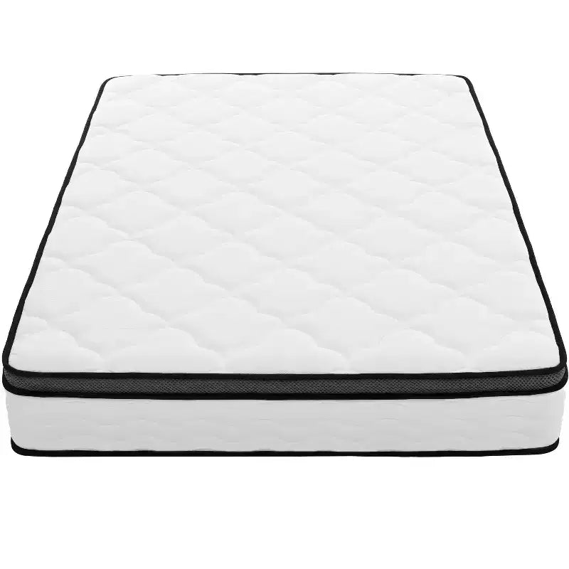 Matelas hybride à ressorts intérieurs Okak Modern 10/12 pouces avec soulagement de la pression pour un sommeil confortable, matelas de lit à fermeté moyenne dans une boîte