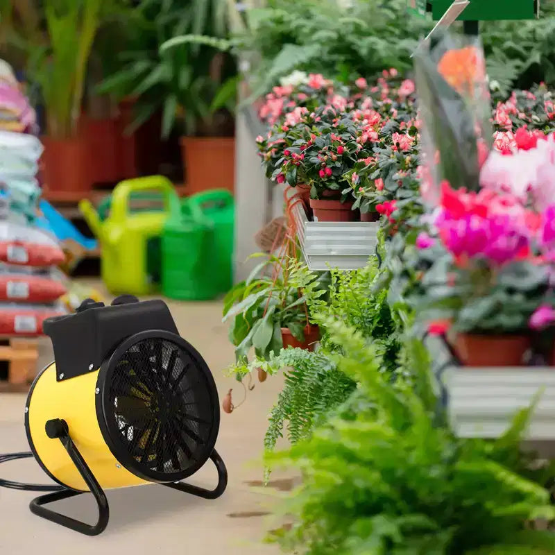 EAGLE PEAK 2 PCS 1500W Indoor Space Greenhouse Heater, Spray Water Resistant IPx4, Over-heat Protection