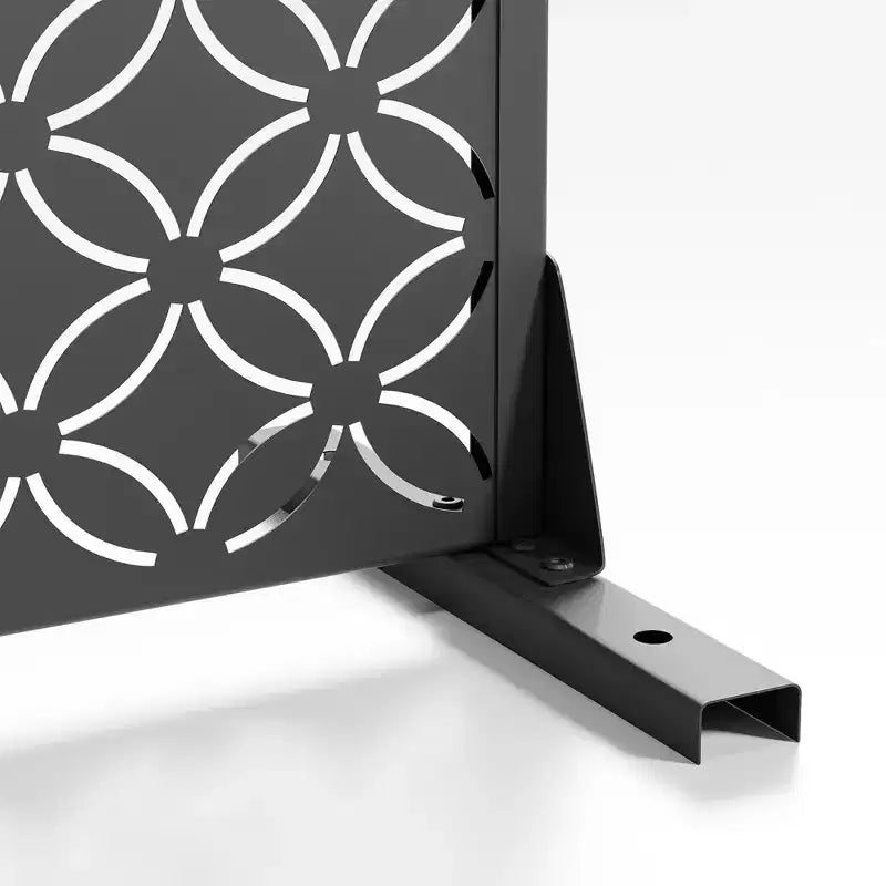 MAYEERTY Paravent en Acier Galvanisé Diviseur d'Intérieur et d'Extérieur Paravent Décoratif Autoportant pour Balcon Jardin 1 pièce