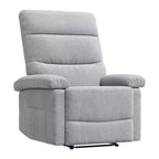 GustoWave Fauteuil inclinable manuel en tissu avec poche latérale, canapé simple réglable avec support dorsal ergonomique pour chambre d'enfant