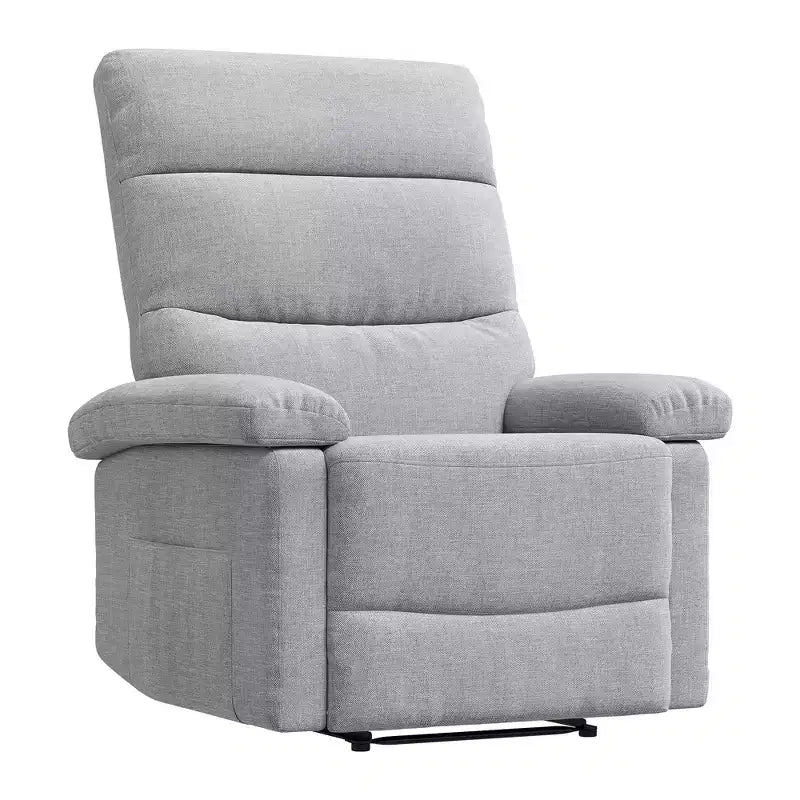 GustoWave Fauteuil inclinable manuel en tissu avec poche latérale, canapé simple réglable avec support dorsal ergonomique pour chambre d'enfant