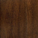 HomeStock Table d'appoint avec plateau rectangulaire en MDF (panneau de fibres à densité moyenne) marron de 64,7 cm de hauteur - 1 pièce