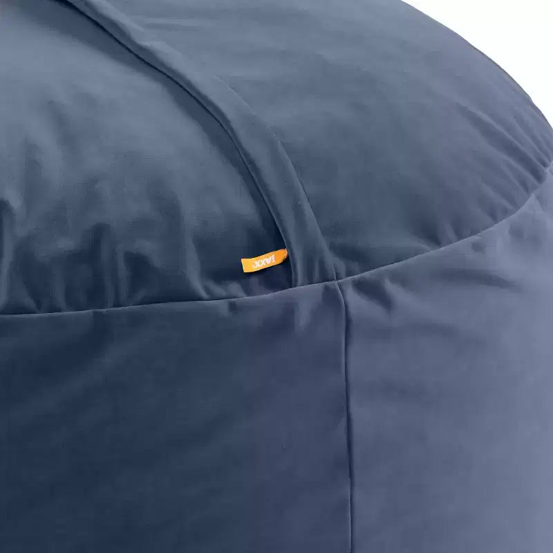 Jaxx Saxx de 4 pieds - Grand pouf rond pour adultes - Velours luxuriant