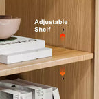 MAYEERTY Meuble de rangement autoportant en bois, pour la maison, le bureau, les petits espaces, marron, 36*31*16in