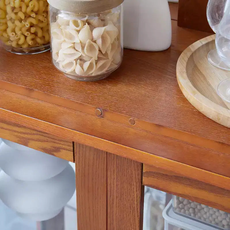 Vitrine d'exposition en verre éclairée avec cadre en bois - Rangement élégant en verre pour vins, jouets et objets de collection - Parfait pour le salon, la cuisine - CHÊNE
