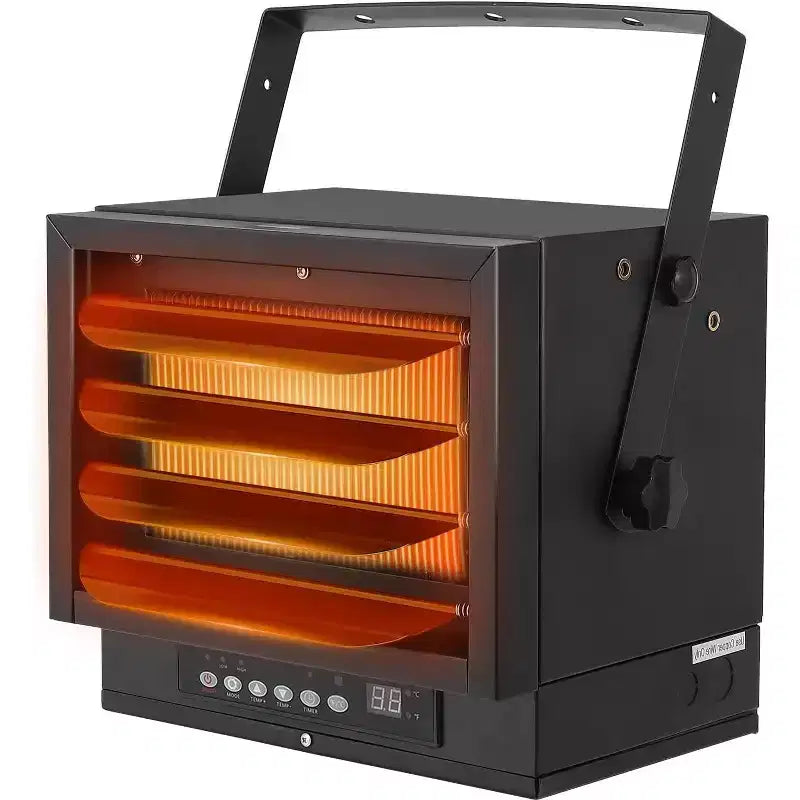 Acekool 7000W Mounted Heater - Thermostat & Remote, Wall/Ceiling Installation for Large Spaces