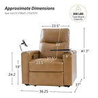 Fauteuil inclinable en cuir véritable Flora|HULALA HOME