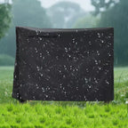 Support à bois de chauffage de 4 pieds avec housse, support de bois de chauffage extérieur avec fermeture éclair, supports à bûches robustes pour le rangement du bois de chauffage, tissu Oxford noir imperméable