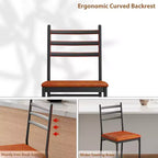 Lot de 2/4 tabourets de bar à hauteur de comptoir avec dossier, coussin épais et rembourrés pour îlot de cuisine, bar de comptoir