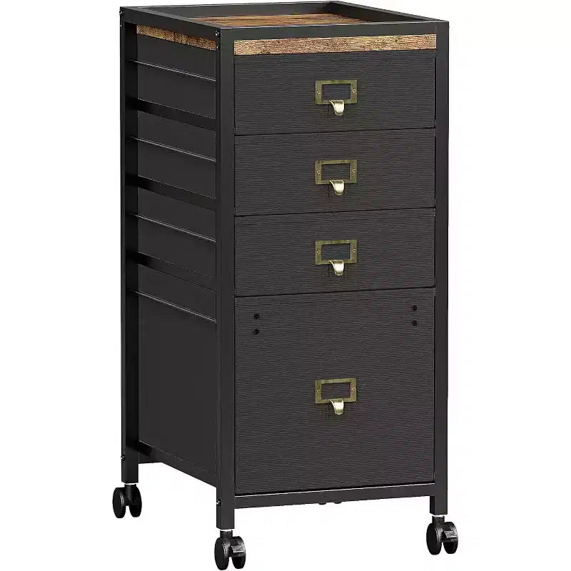 COZONY Mobile File Cabinet Collection, Rolling Storage Organizer with Fabric Drawers, Under Desk Filing Cabinet for Home Office