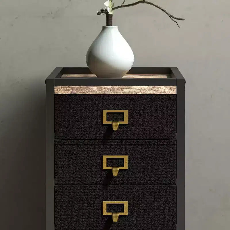 Meuble de classement mobile COZONY, organiseur de rangement roulant avec tiroirs en tissu, caisson de classement sous le bureau pour bureau à domicile