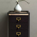 Meuble de classement mobile COZONY, organiseur de rangement roulant avec tiroirs en tissu, caisson de classement sous le bureau pour bureau à domicile