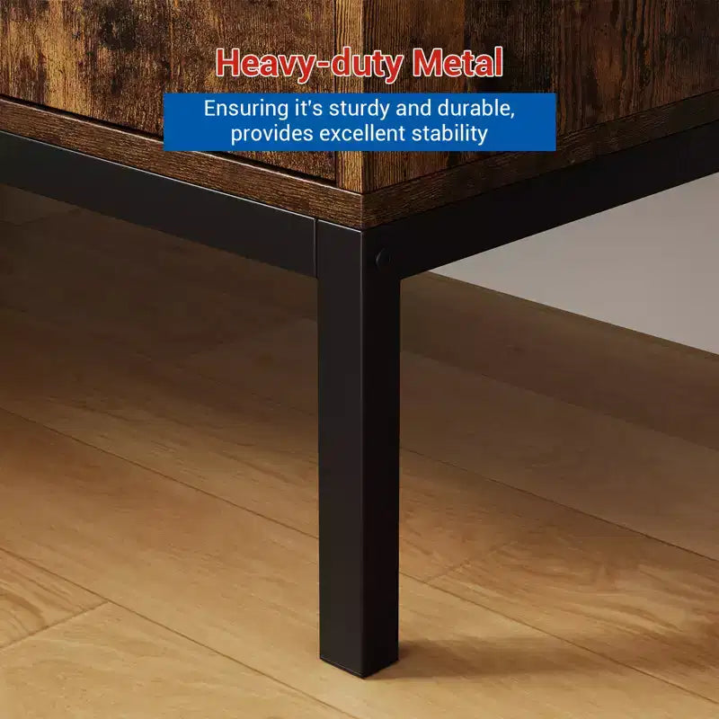 Buffet de 80 cm, Armoire de rangement en rotin avec étagères réglables, Buffet de cuisine pour salon, salle à manger, entrée
