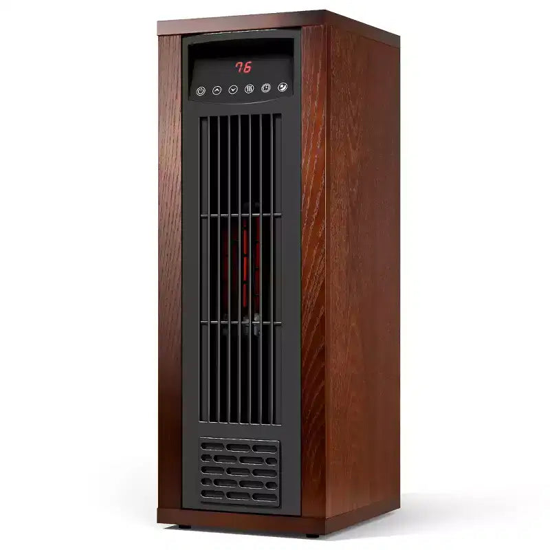 Etust 24 Infrared Space Heater, 6 Quartz Heating Tubes Tower Heater with ECO Energy-Saving Mode, Portable Room Heater