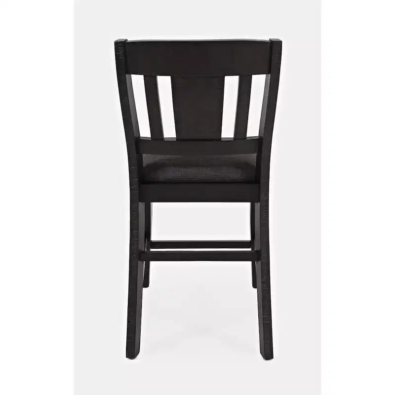 Jofran, tabouret de bar à dossier à lattes rembourré avec garniture cloutée (lot de 2)