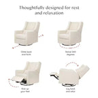 Fauteuil inclinable et pivotant Babyletto Kiwi