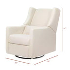 Fauteuil inclinable et pivotant Babyletto Kiwi