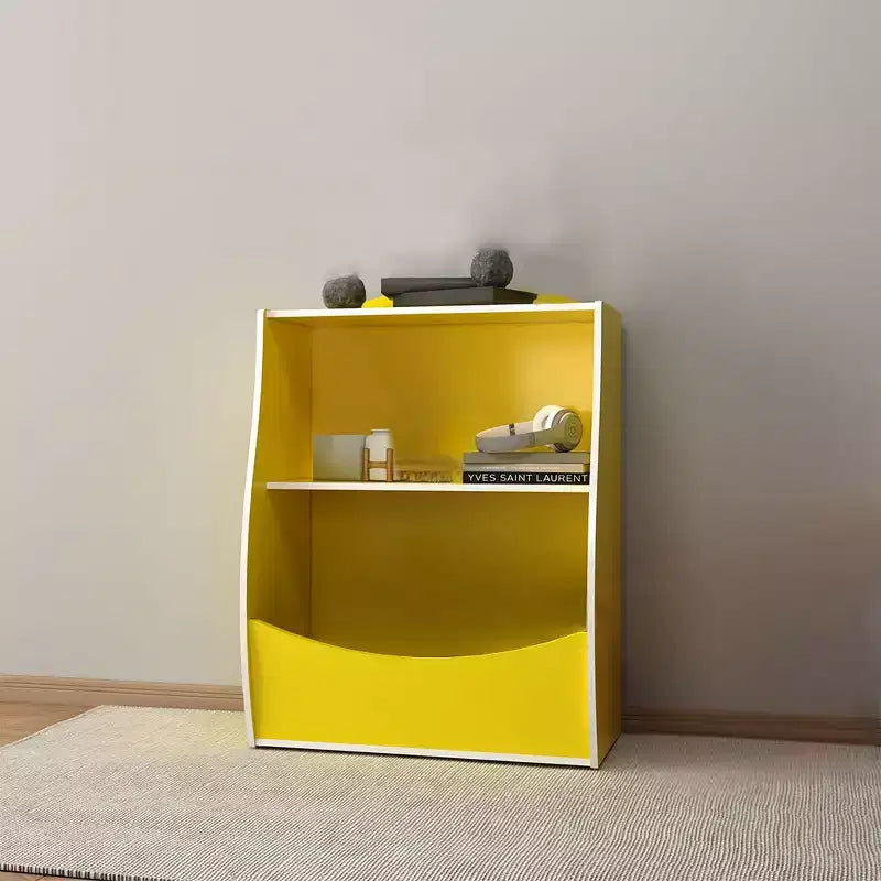 Étagère à livres pour enfants à 2 niveaux et rangement de livres, étagère à livres pour tout-petits, étagère et organisateur de livres avec bacs de rangement pour chambre de bébé, salle de jeux, salle de classe, bibliothèque, chambre à coucher