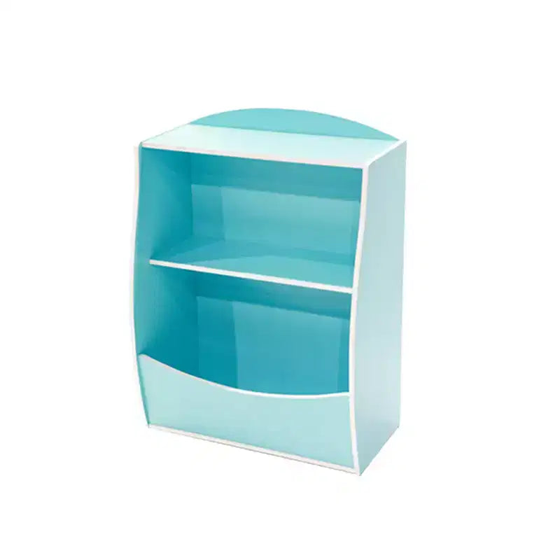 Étagère à livres pour enfants à 2 niveaux et rangement de livres, étagère à livres pour tout-petits, étagère et organisateur de livres avec bacs de rangement pour chambre de bébé, salle de jeux, salle de classe, bibliothèque, chambre à coucher