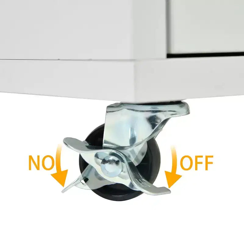 Chariot de cuisine mobile FurnitureR avec abattant pliant, meuble de rangement de cuisine de 115 cm de large sur roulettes, table de préparation roulante peu encombrante, blanc