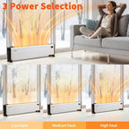 Radiateur électrique de plinthe Karl Home de 1500 watts, 40 po, avec 3 réglages de chaleur