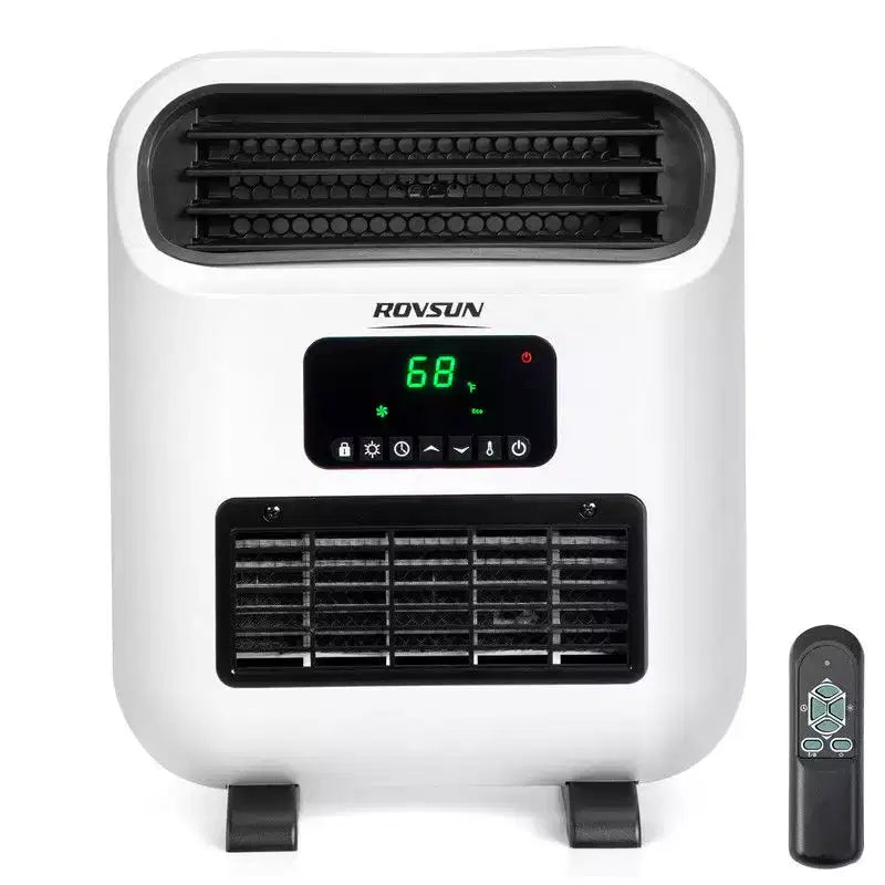 Karl Home 1500-Watt Indoor Electric Wall Mount / Freestanding Quartz Space Heater with Timer
