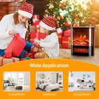 Chauffage d'intérieur électrique portable Karl Home Winado 1500 watts avec flamme 3D