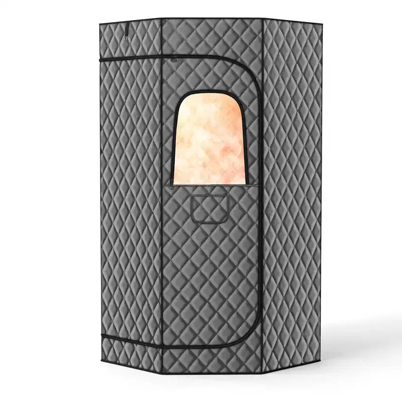 Sauna portatif Real Relax, hammam à vapeur pour la maison, générateur de vapeur 3L 1500W, grande chaise pliante, télécommande, cabine de sauna personnelle pour spa et salle de sport
