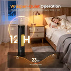 Chauffage soufflant colonne pour intérieur, chauffage portable 1500 W à chauffe rapide avec télécommande, chauffage électrique en céramique PTC pour chambre à coucher