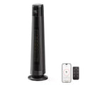 Black Tower Space Heater - Perfect Christmas Gift, 1500W Fast Heating with APP & Remote Control, Ideal Holiday Present
