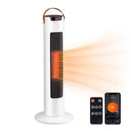ROVSUN 1500W Electric Space Heater w/ Remote & APP Control,scillating,Tip-over & Overheat Protection for Indoor Ues Bedroom Living Room