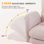 Chaise de bureau Bestier Criss Cross avec accoudoirs et roulettes, chaise de bureau ergonomique à pattes croisées, chaise de bureau pour la maison et le maquillage.