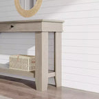 Console de 54 po pour entrée - Table d'entrée de style ferme avec rangement et tiroirs, petites tables d'appoint pour couloir derrière un canapé, table de canapé