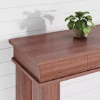 Console de 54 po pour entrée - Table d'entrée de style ferme avec rangement et tiroirs, petites tables d'appoint pour couloir derrière un canapé, table de canapé