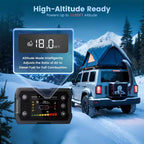 Chauffage diesel à air portable Hcalory 5KW-8KW avec réservoir de 7,5 L, contrôle par application, réglage d'altitude, alarme de CO et capteur de température sans fil pour voiture, camping-car et camion