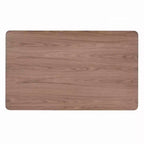 Table à manger Royal Hampton, plateau rectangulaire marron 150 cm, pieds scandinaves noirs