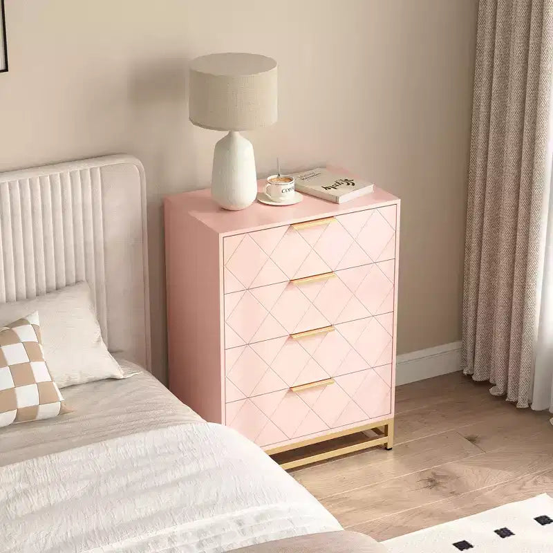 Commode en bois, meuble de rangement vertical moderne avec dispositif anti-basculement, convient aux chambres à coucher, salons et couloirs.