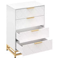 Commode en bois, meuble de rangement vertical moderne avec dispositif anti-basculement, convient aux chambres à coucher, salons et couloirs.