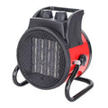 BEYOND HEAT Portable Space Heater, 1500W Electric Heater with Ceramic Heater Element Small Space Heater for Office Garage Indoor Use, Red