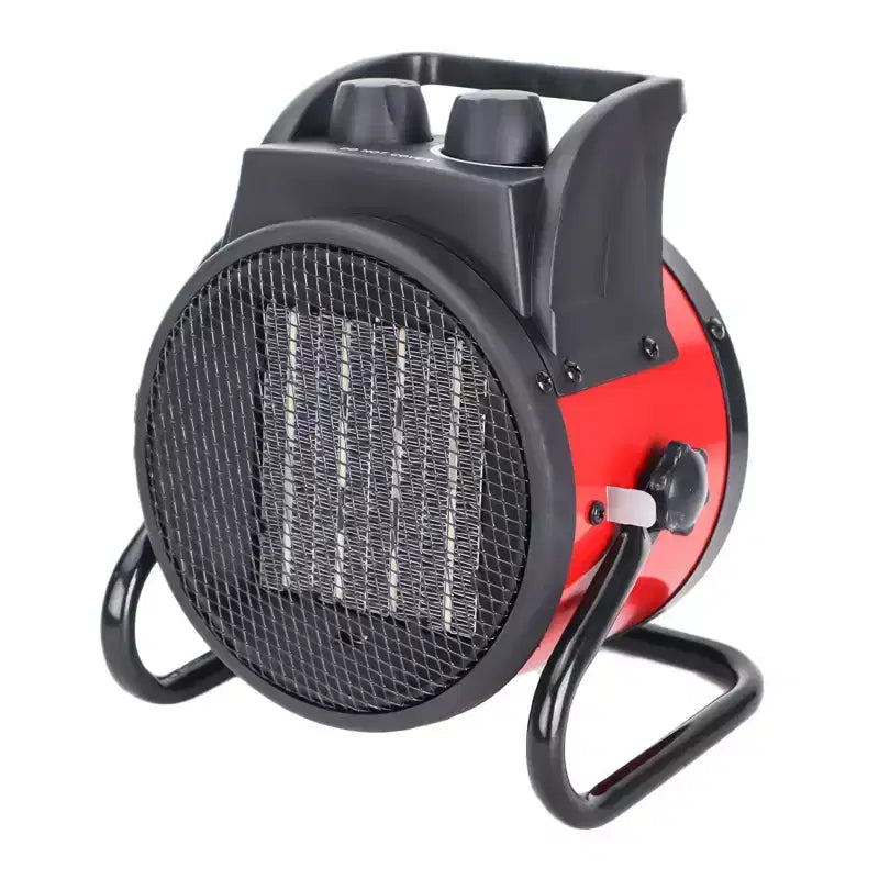 BEYOND HEAT Portable Space Heater, 1500W Electric Heater with Ceramic Heater Element Small Space Heater for Office Garage Indoor Use, Red