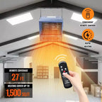 Chauffage de garage électrique TEMPWARE 10000W avec télécommande, chauffage d'atelier 240V Wi-Fi à montage au plafond avec thermostat numérique idéal pour atelier