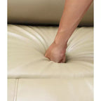 Fauteuil inclinable pivotant rembourré surdimensionné avec fonction de chauffage et de massage, confortable canapé simple inclinable pivotant en similicuir pour adultes