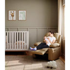 Fauteuil inclinable pivotant rembourré surdimensionné avec fonction de chauffage et de massage, confortable canapé simple inclinable pivotant en similicuir pour adultes