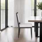 Royal Hampton Dining Side Chair Set of 2, Farmhouse Panel Design, Black Wood