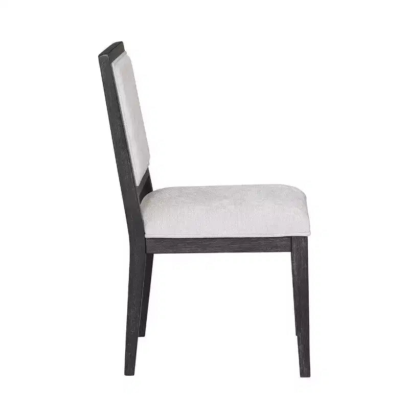 Lot de 2 chaises de salle à manger Royal Hampton, style campagnard, en bois noir