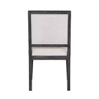 Lot de 2 chaises de salle à manger Royal Hampton, style campagnard, en bois noir