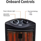 Chauffage radiant à double quartz EZ Heat, chauffage radiant compact 1500W