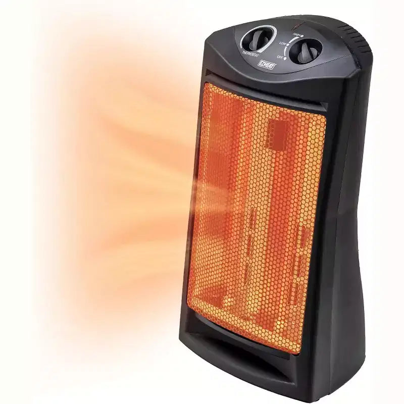 Chauffage radiant à double quartz EZ Heat, chauffage radiant compact 1500W