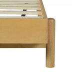 Cadre de lit Queen/King avec 2 tables de chevet, lit plateforme en bois avec tête de lit et tables de chevet assorties - ModernLuxe